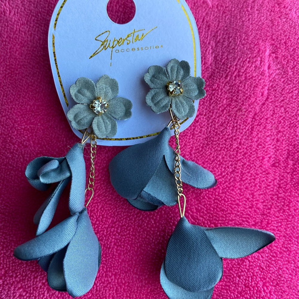floral fashion earings